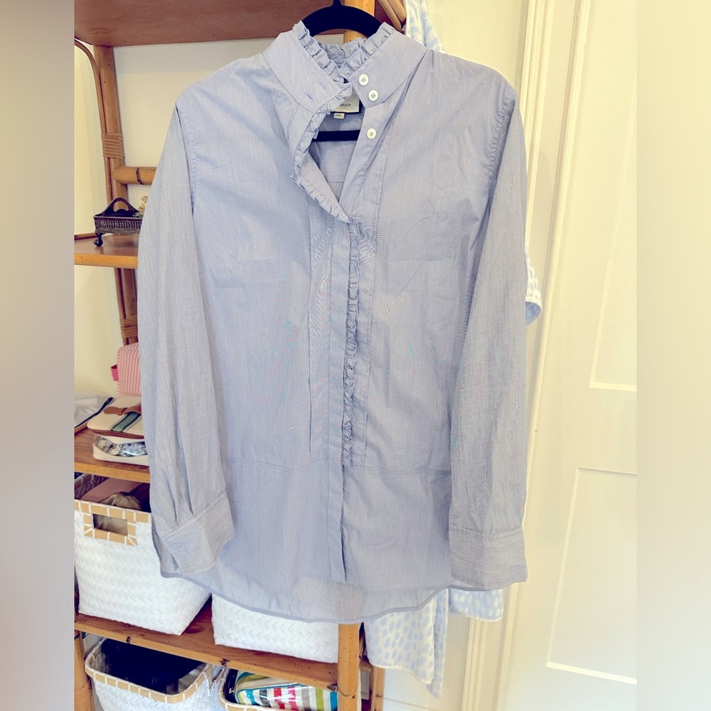 Tuckernuck Robinson Ruffle Button Down